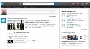 When browsing your LinkedIn Homepage, pay attention to Alerts in the upper right-hand corner.