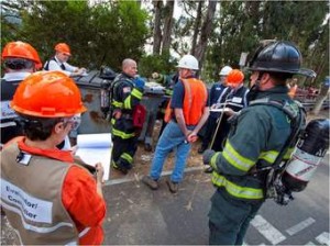 Firefighters Drilling Photo