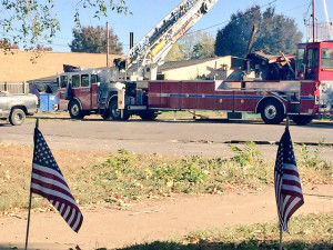 truck and flags KCFD